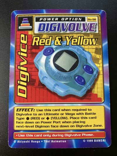Digivice Red & Yellow
