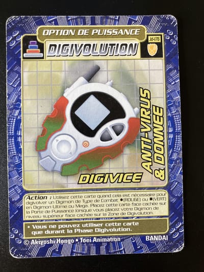 Digivice Anti-Virus & Donnée