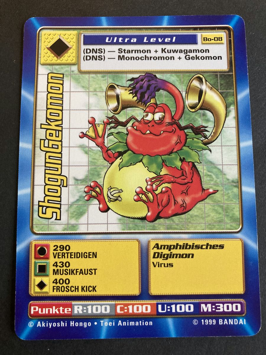 Bo-08 ShogunGekomon (Booster Serie 1, deutsche Ausgabe)