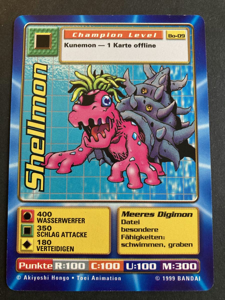 Bo-09 Shellmon (Booster Serie 1, deutsche Ausgabe)
