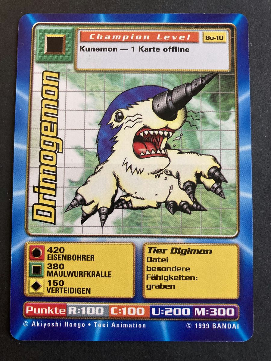 Bo-10 Drimogemon (Booster Serie 1, deutsche Ausgabe)