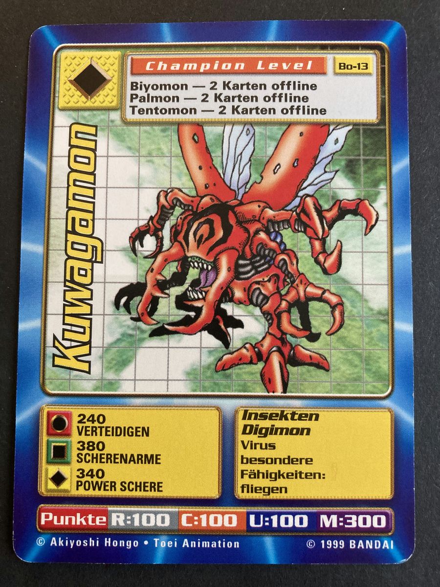 Bo-13 Kuwagamon (Booster Serie 1, deutsche Ausgabe)