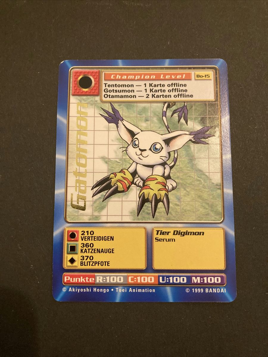 Bo-15 Gatomon (Booster Serie 1, deutsche Ausgabe)