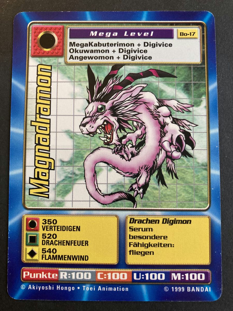 Bo-17 Magnadramon (Booster Serie 1, deutsche Ausgabe)
