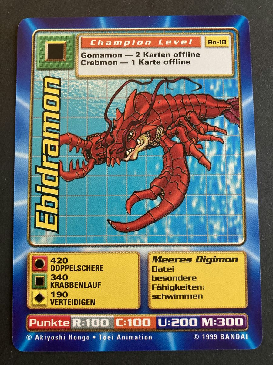 Bo-18 Ebidramon (Booster Serie 1, deutsche Ausgabe)