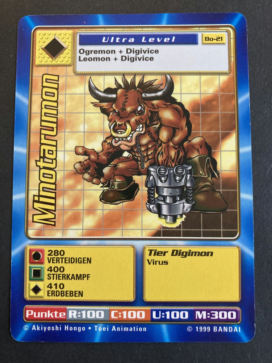 Bo-21 Minotarumon (Booster Serie 1, deutsche Ausgabe)