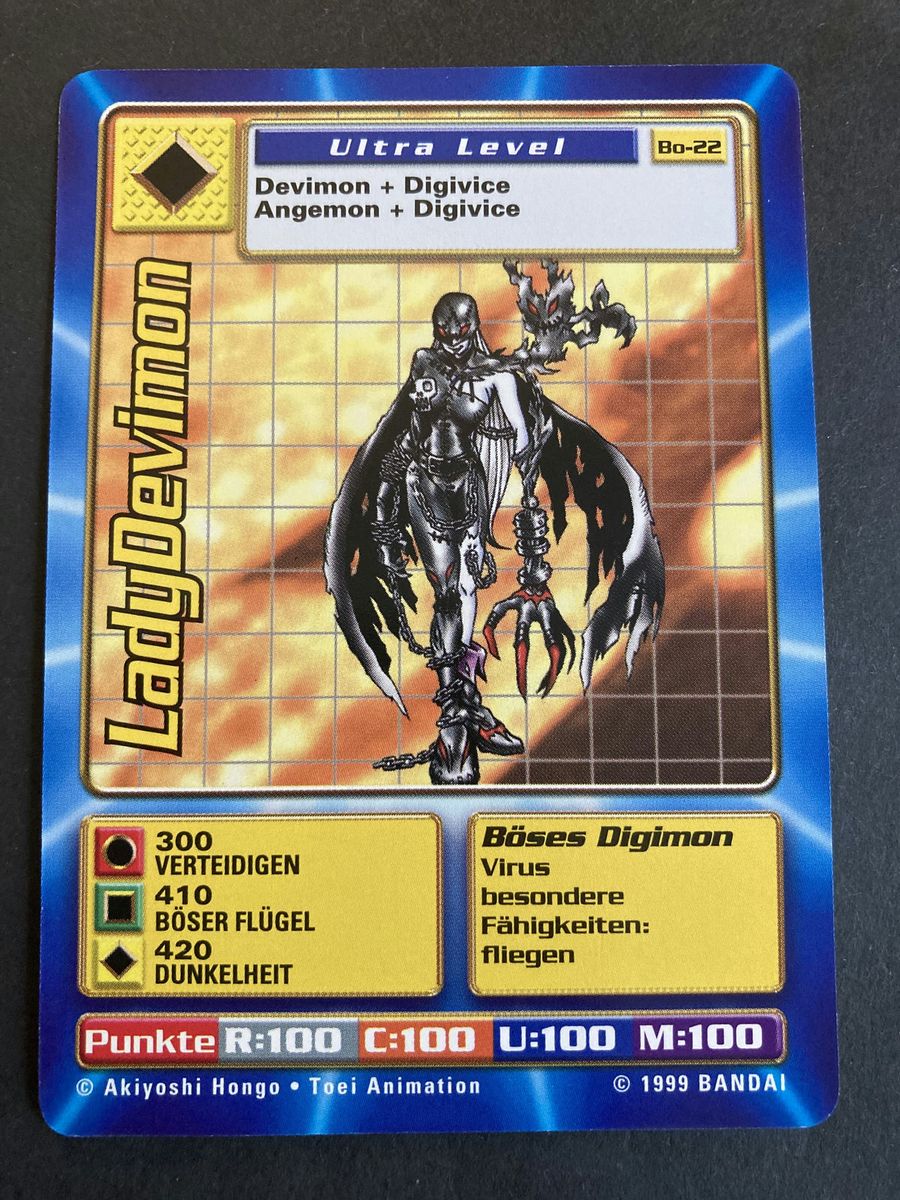 Bo-22 LadyDevimon (Booster Serie 1, deutsche Ausgabe)