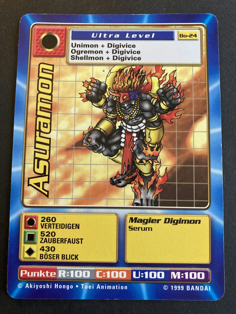 Bo-24 Asuramon (Booster Serie 1, deutsche Ausgabe)