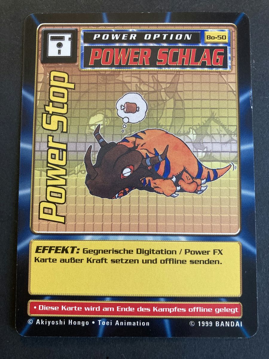 Bo-50 Power Stop (Booster Serie 1, deutsche Ausgabe)