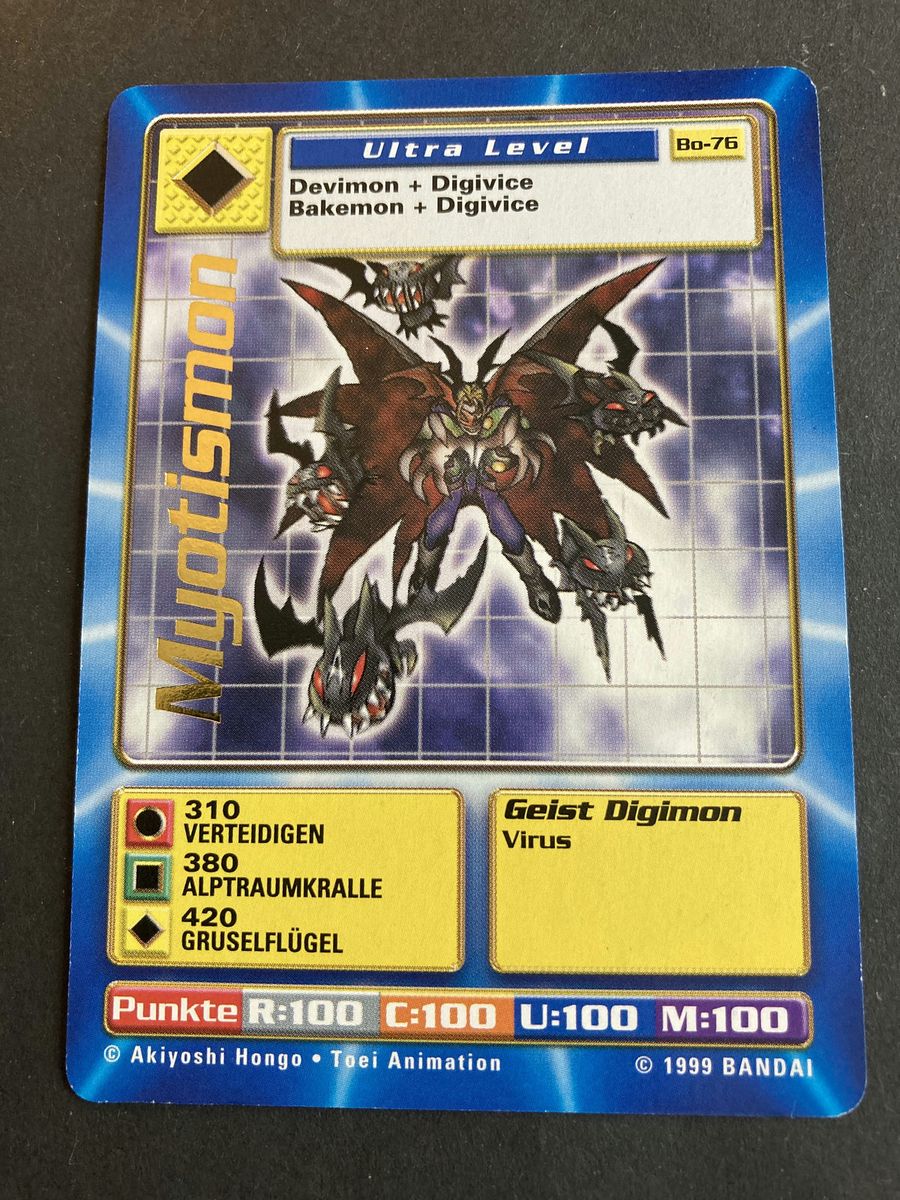 Bo-76 Myotismon (Booster Serie 2, deutsche Ausgabe)