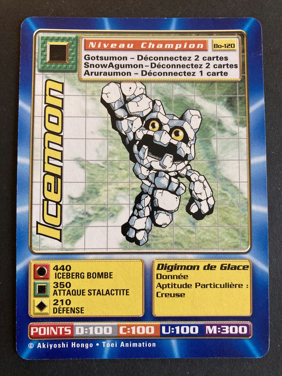 Bo-120 Icemon (Booster Series 3, französische Ausgabe)