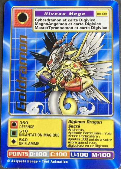Bo-139 Goldramon (Booster Series 3, französische Ausgabe)