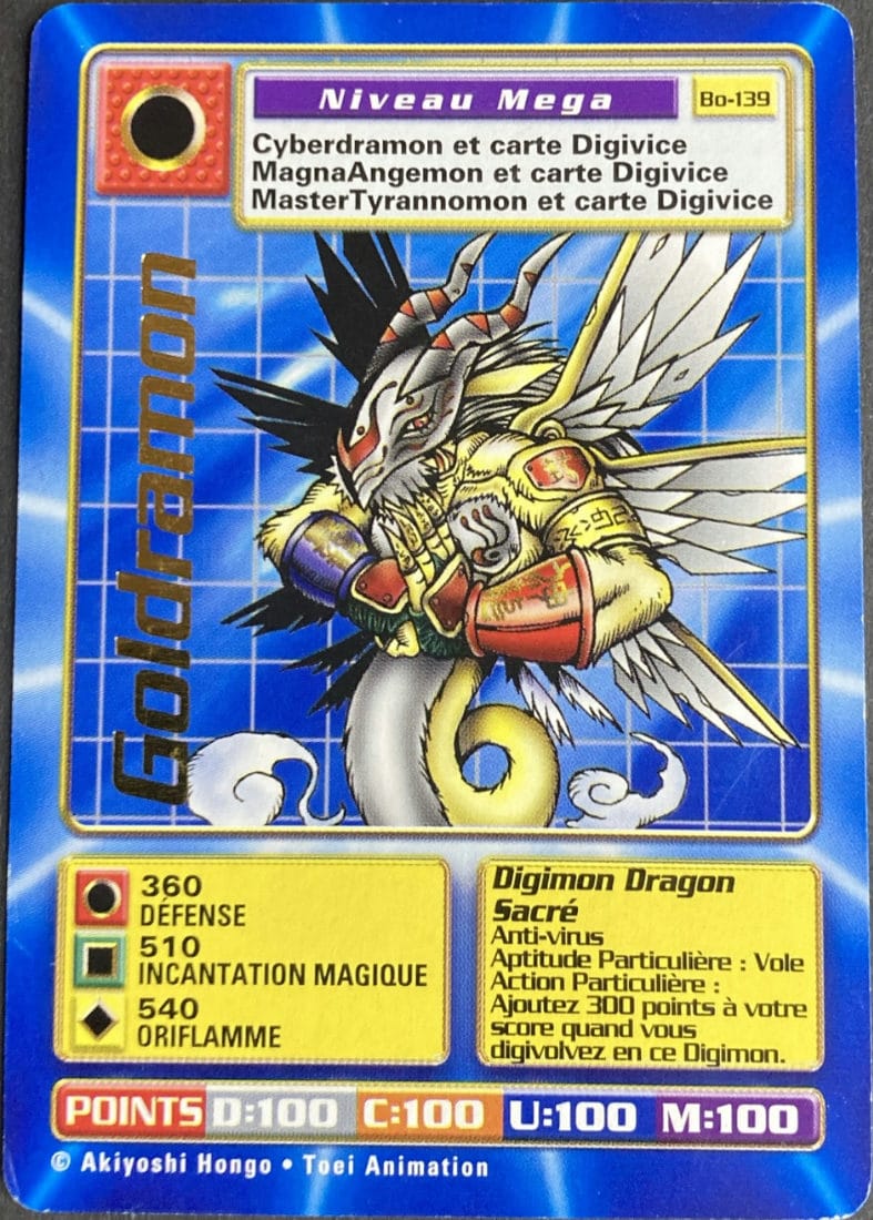 Bo-139 Goldramon (Booster Series 3, französische Ausgabe)