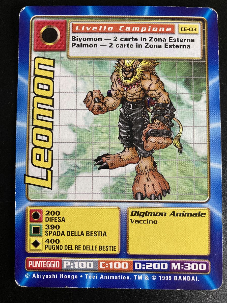 CE-03 Leomon (Booster Serie 1, italienische Ausgabe)