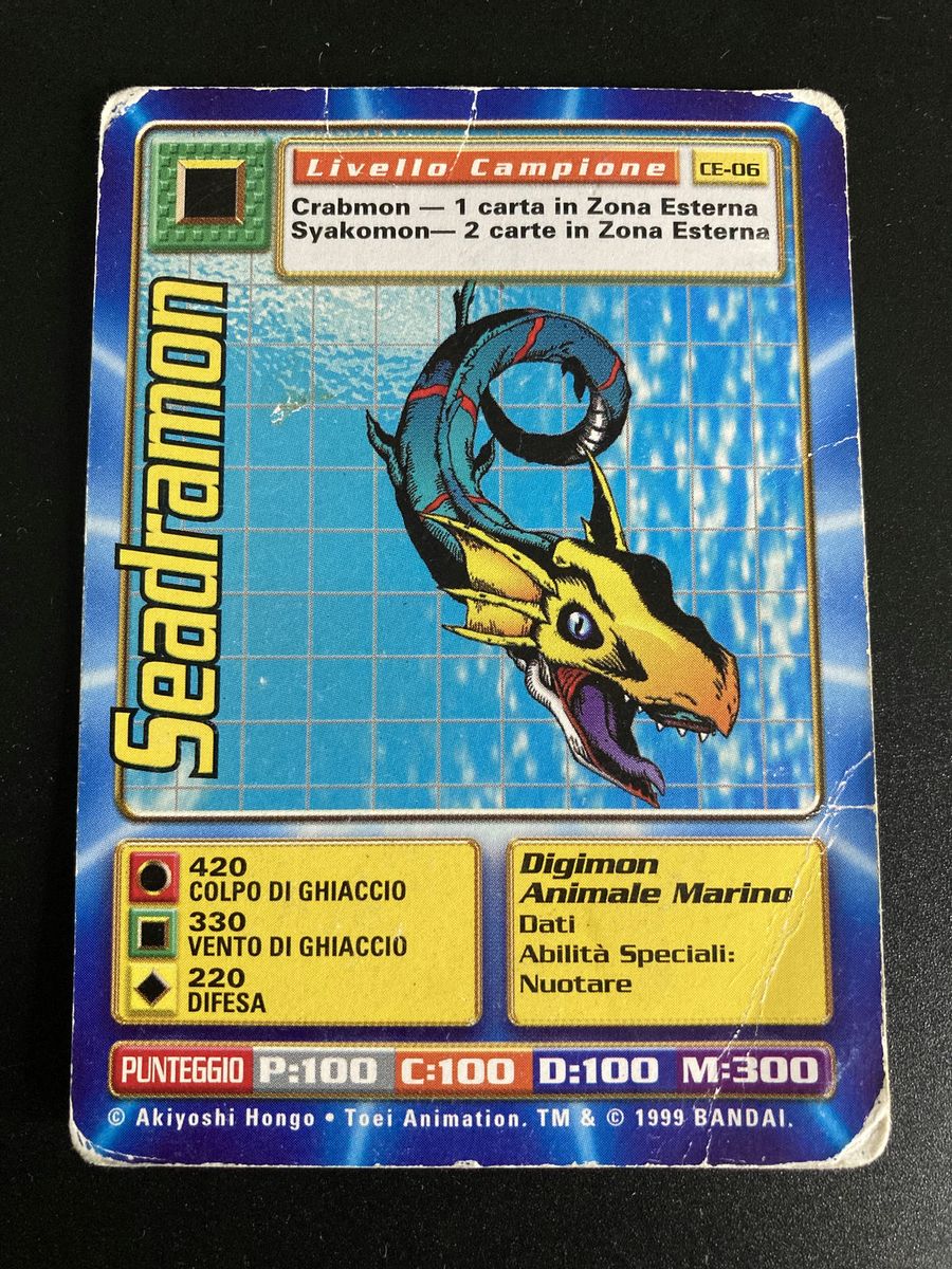 CE-06 Seadramon (Booster Serie 1, italienische Ausgabe)