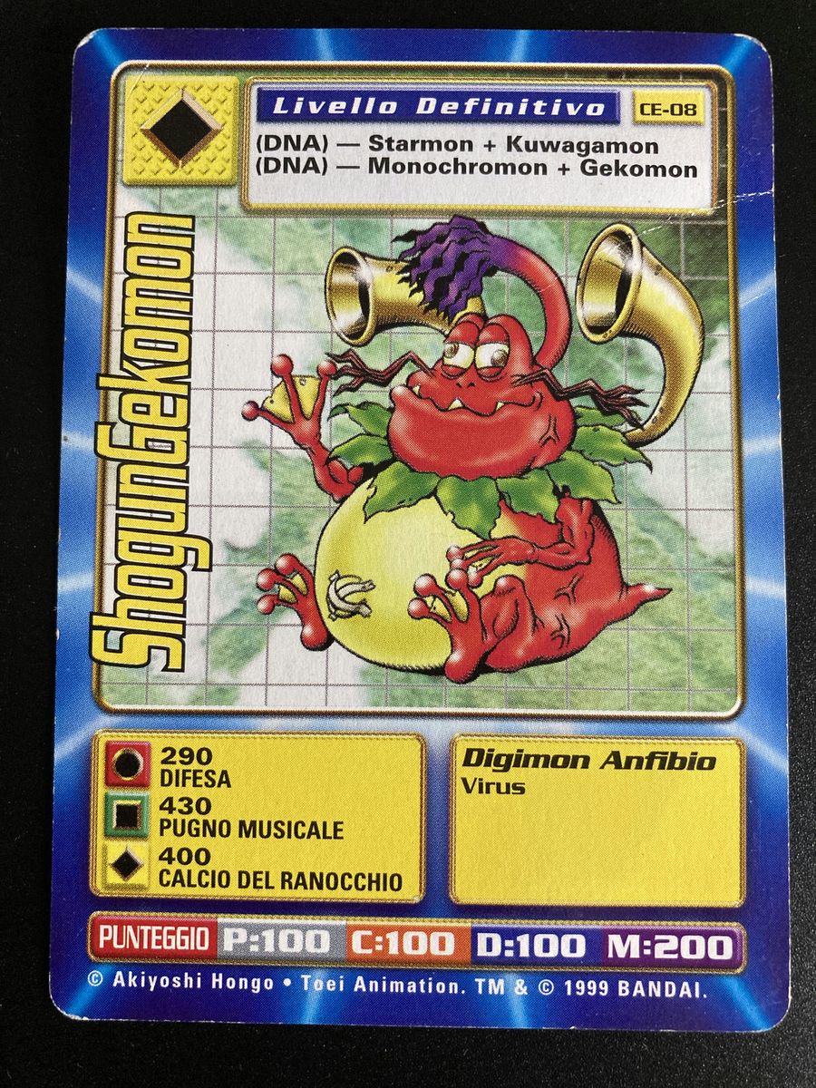 CE-08 ShogunGekomon (Booster Serie 1, italienische Ausgabe)