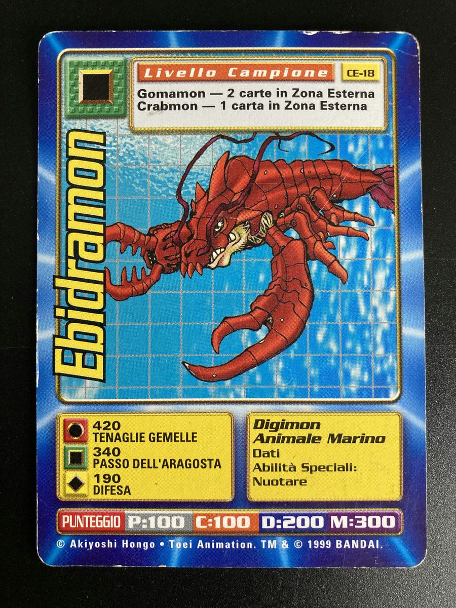 CE-18 Ebidramon (Booster Serie 1, italienische Ausgabe)