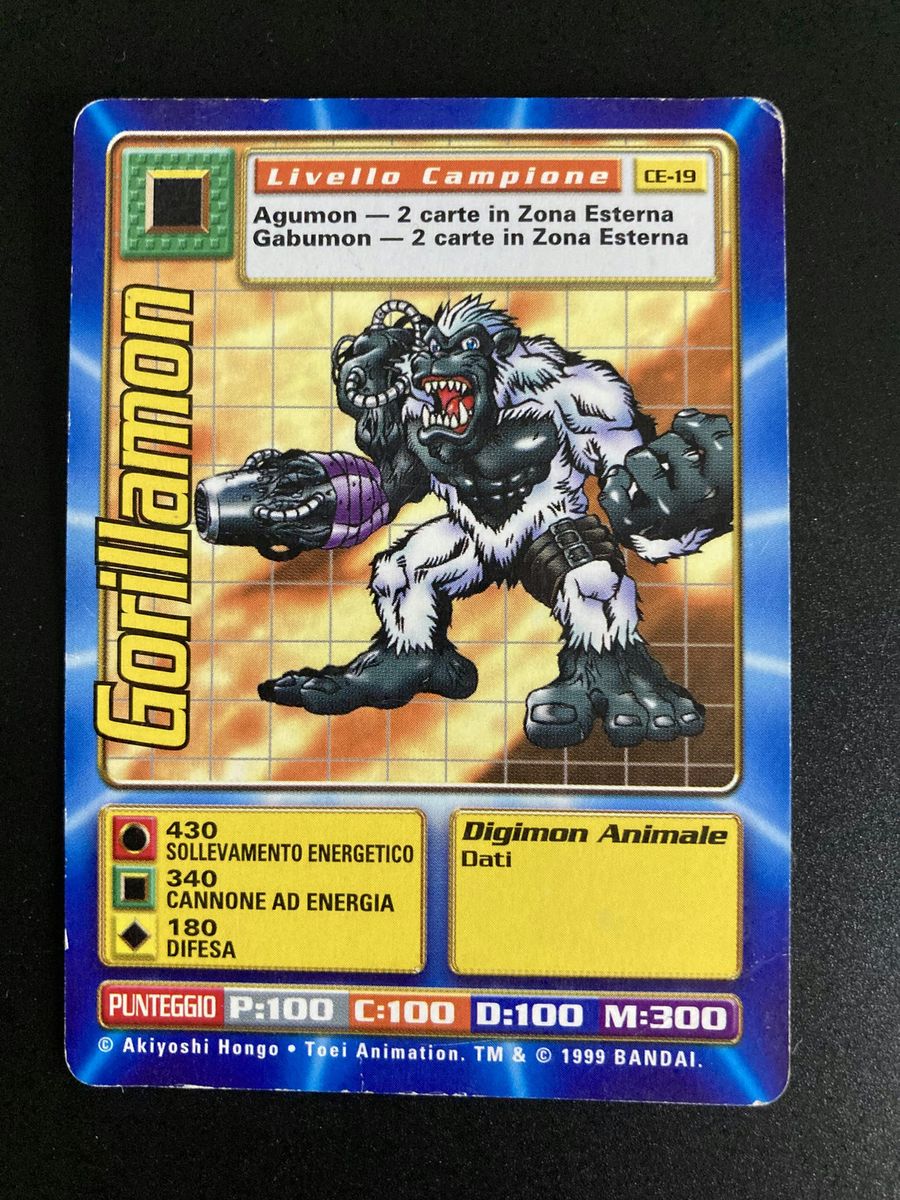 CE-19 Gorillamon (Booster Serie 1, italienische Ausgabe)