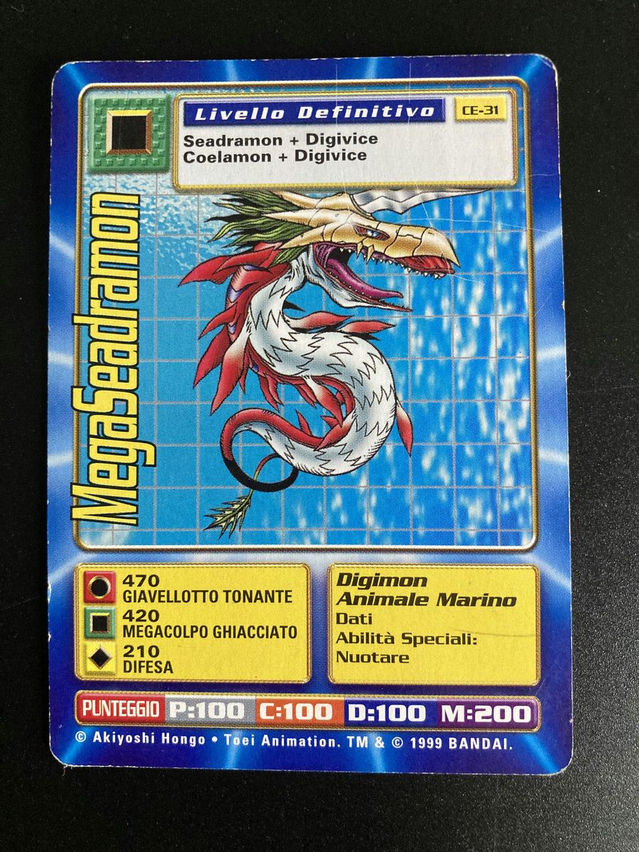 CE-31 MegaSeadramon (Booster Serie 1, italienische Ausgabe)