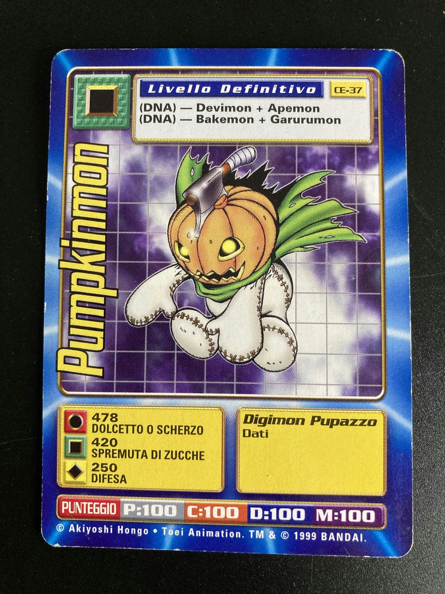 CE-37 Pumpkinmon (Booster Serie 1, italienische Ausgabe)