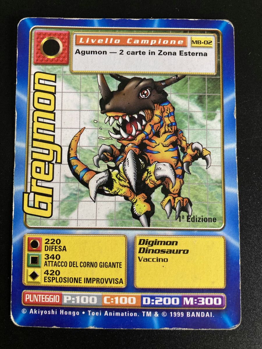 Mb-02 Greymon (Starter Set, italienische Ausgabe)