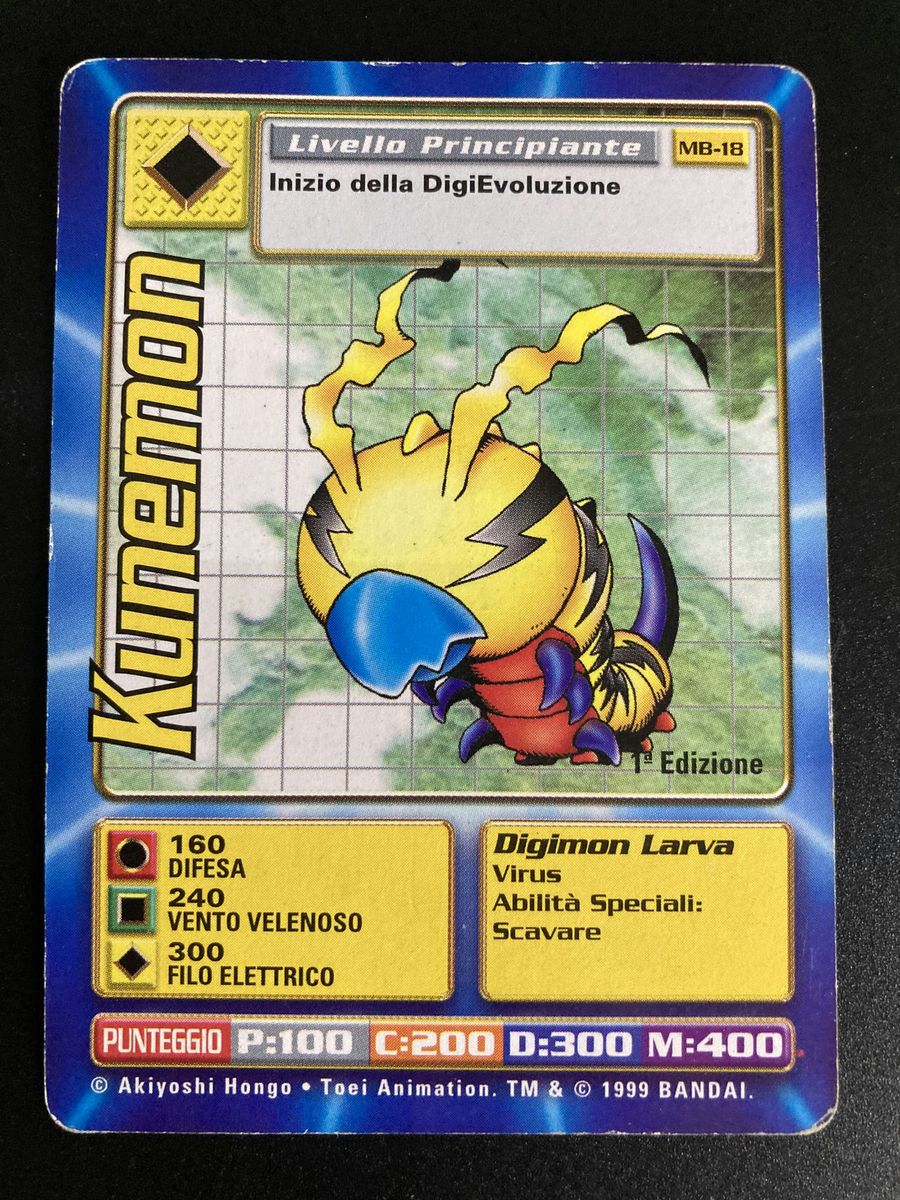 Mb-18 Kunemon (Starter Set, italienische Ausgabe)