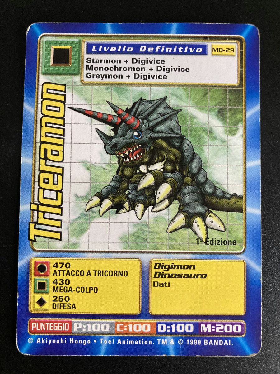 Mb-29 Triceramon (Starter Set, italienische Ausgabe)
