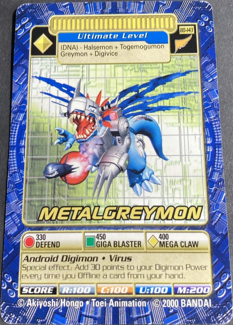 Bo-143 MetalGreymon (Booster Series 3)